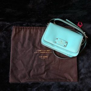 Kate Spade Teal Small Crossbody Bag & Dust Bag